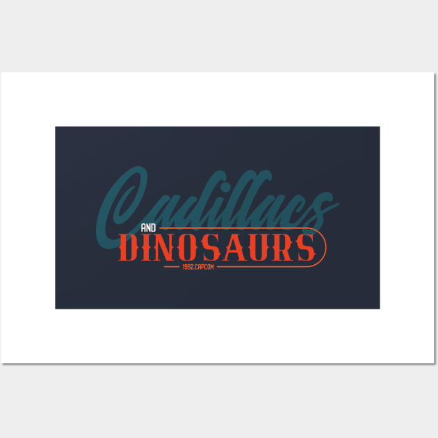 1992 Cadillacs and Dinosaurs Wall Art by BadBox